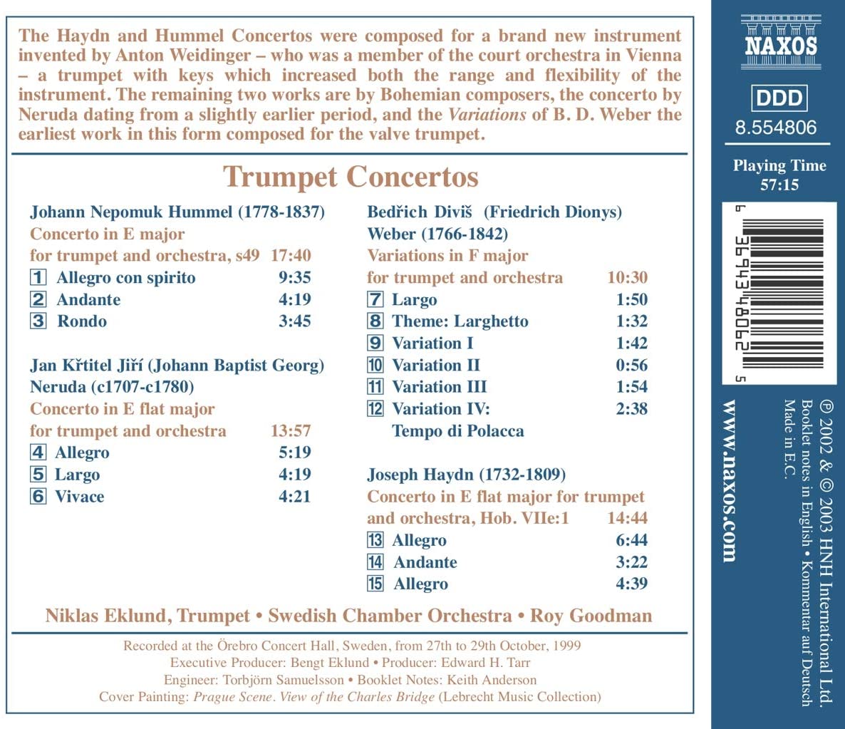 Niklas Eklund - Trumpet Concertos - slide-1