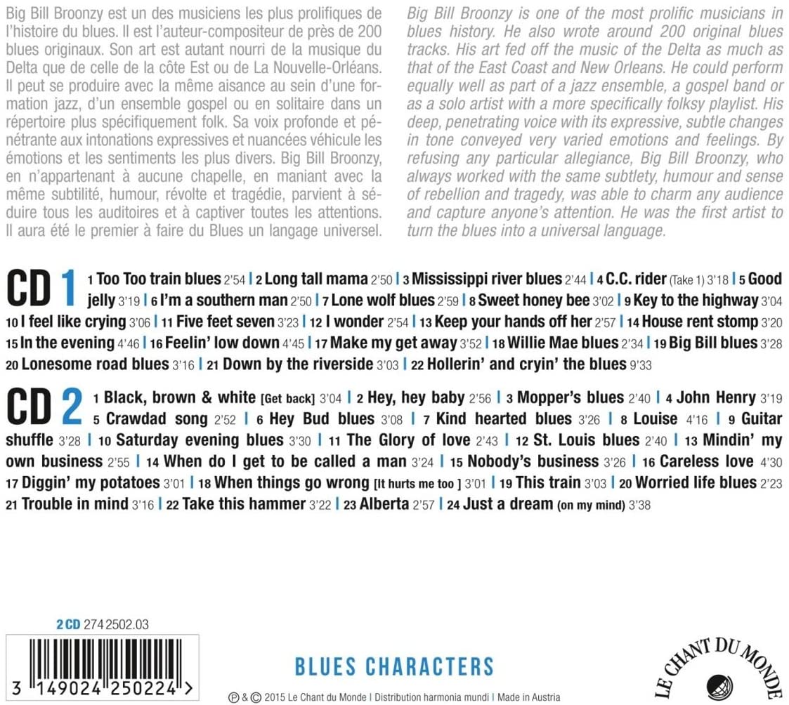 Broonzy, Big Bill: Black, Brown & White; seria Blues Characters - slide-1