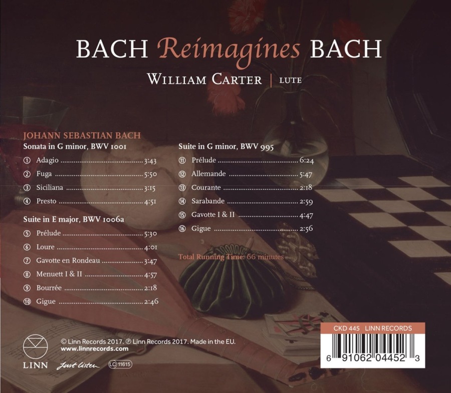 Bach Reimagines Bach - Lute Works BWV 1001; 1006 & 995 - slide-1