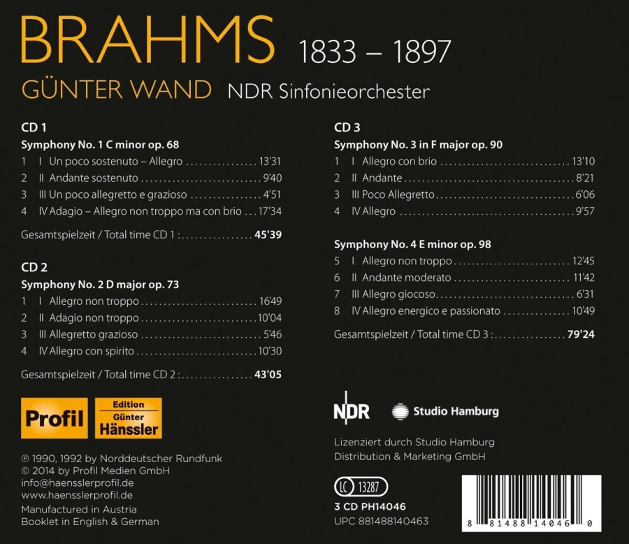 Brahms: Symphonies Nos. 1 -  4 - slide-1
