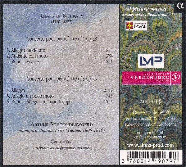 BEETHOVEN: Concerti 4 & 5 pour le pianoforte - slide-1