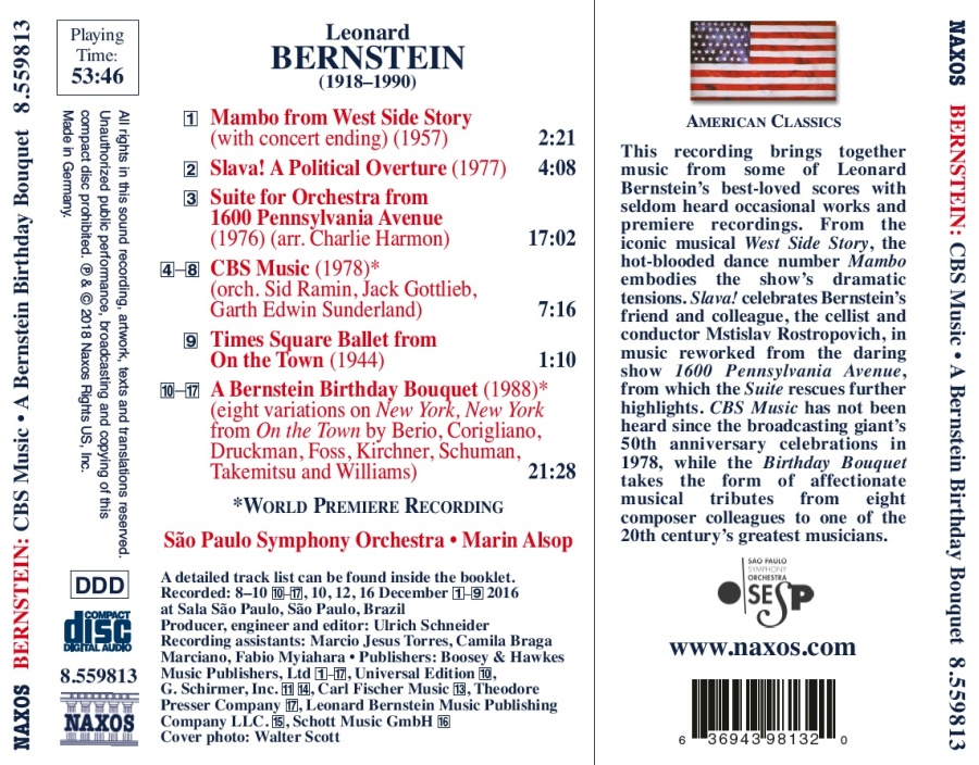 Bernstein: Suite for Orchestra from 1600 Pennsylvania Avenue - slide-1