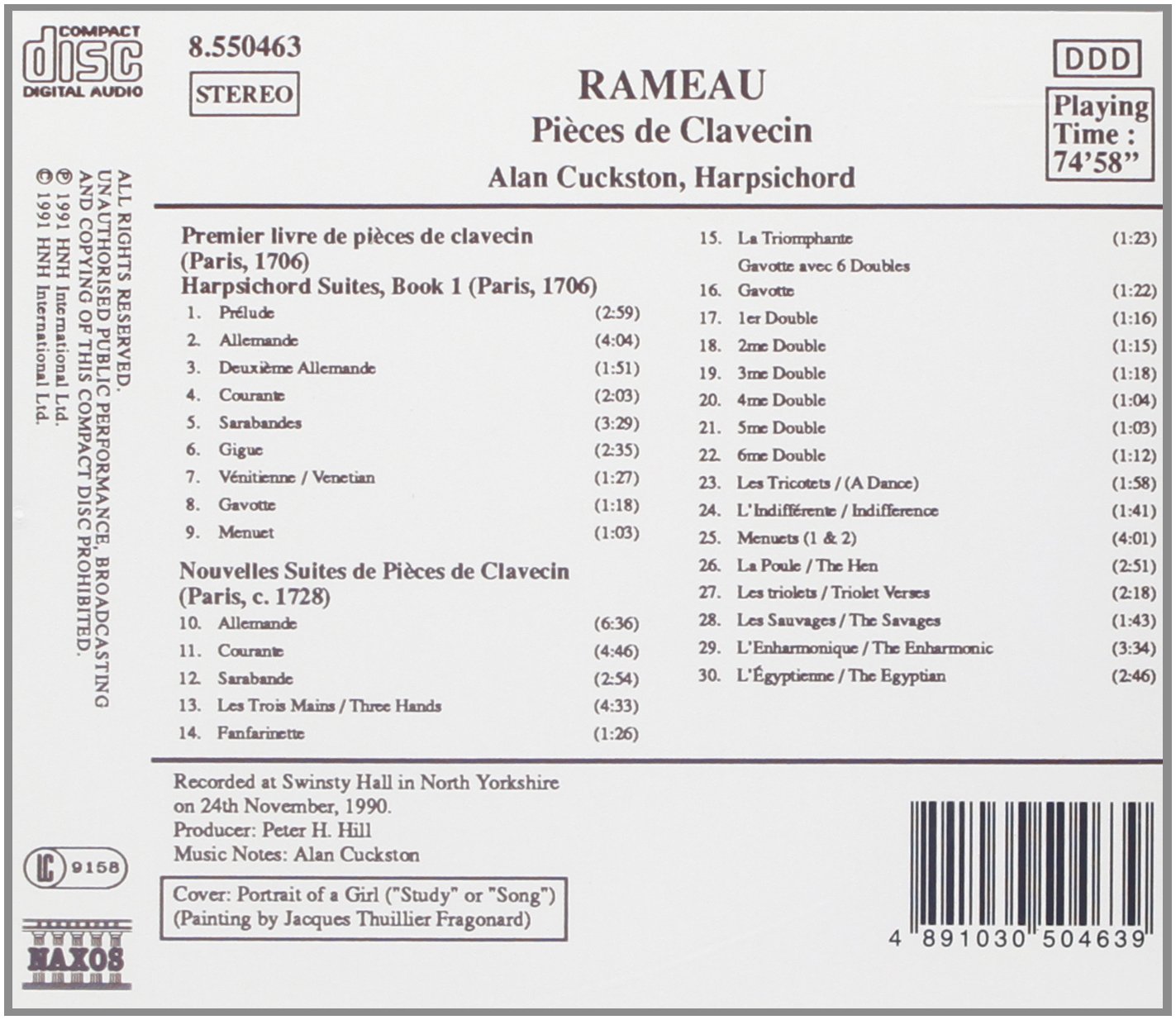 Rameau: Pieces de clavecin - slide-1