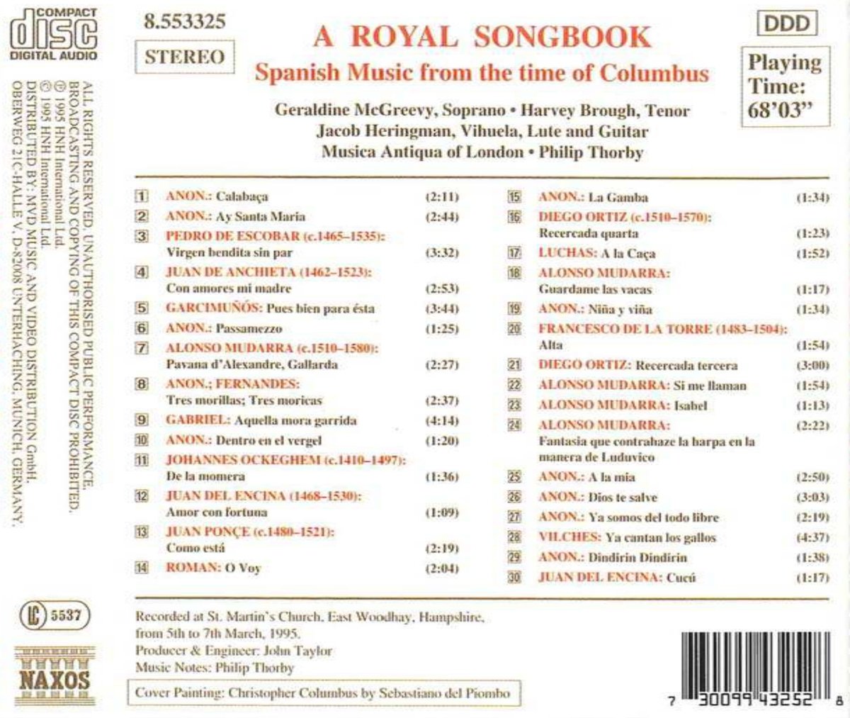 Royal Songbook: Spanish Music from the Time of Columbus - slide-1