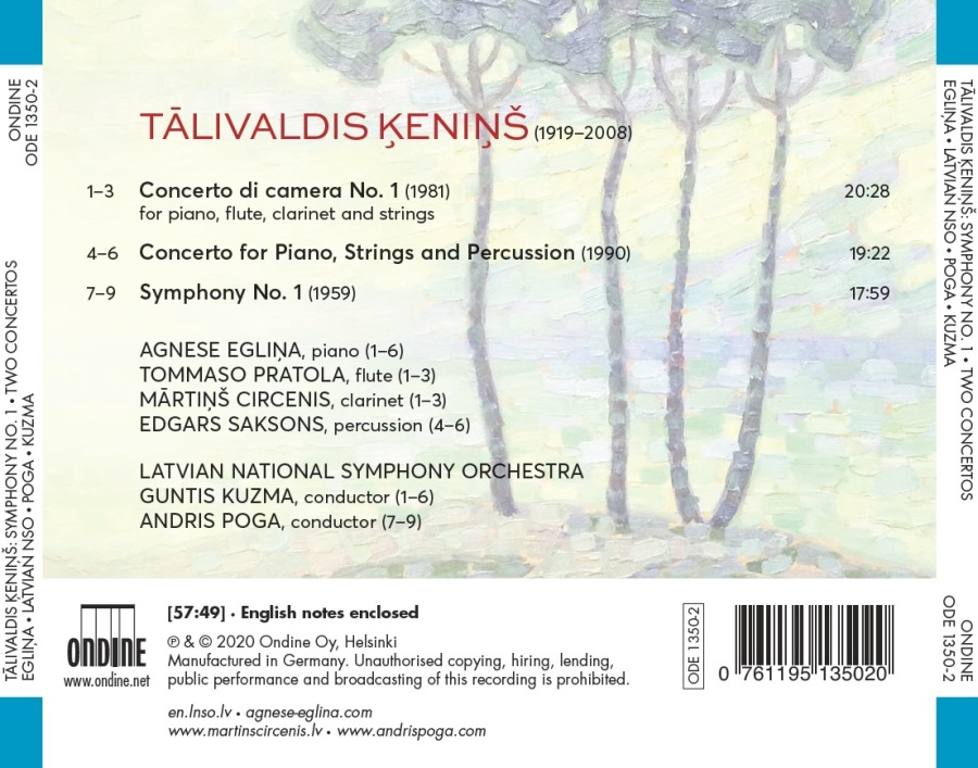 Kenins: Symphony No. 1; Two Concertos - slide-1