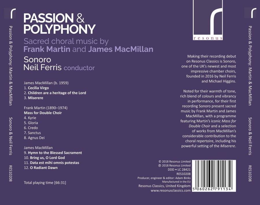 Passion & Polyphony - Sacred choral music - slide-1
