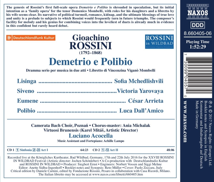 Rossini: Demetrio e Polibio - slide-1