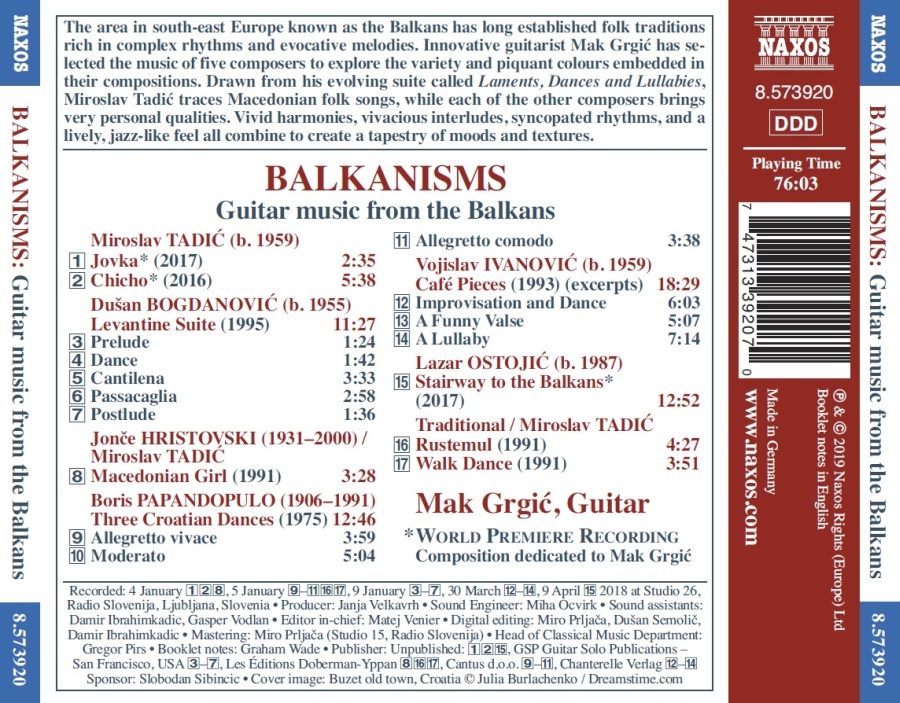 Balkanisms - Guitar music from the Balkans - slide-1