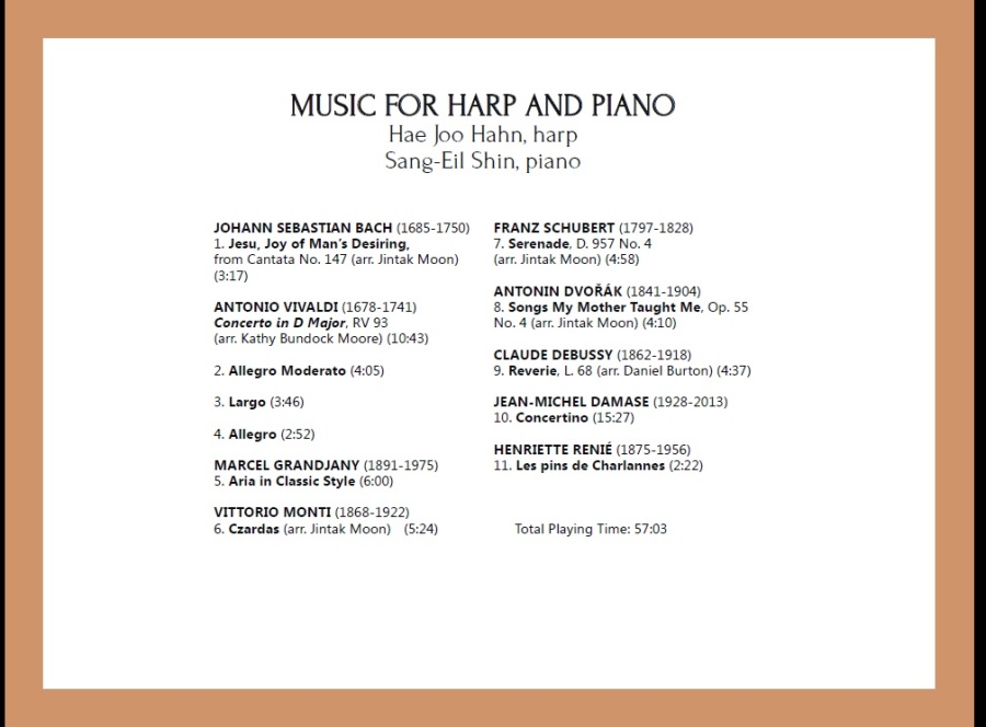 Music for Harp and Piano - slide-1