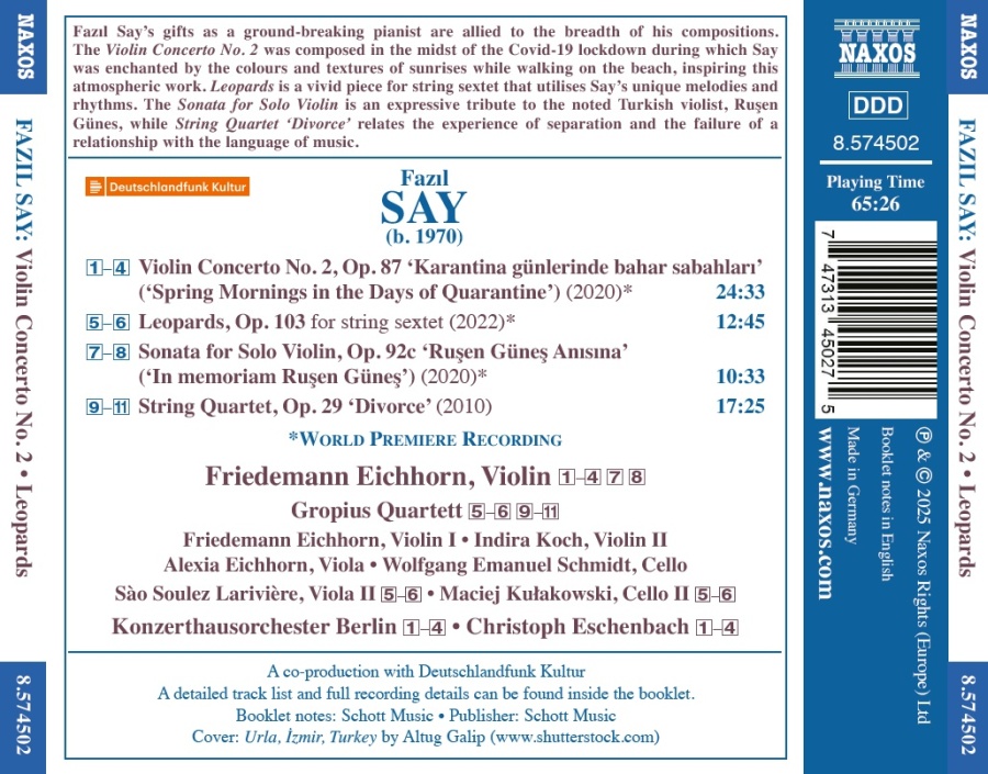 Say: Violin Concerto No. 2 - slide-1