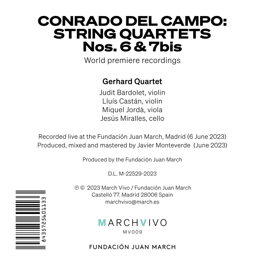 Del Campo: String Quartets - slide-1