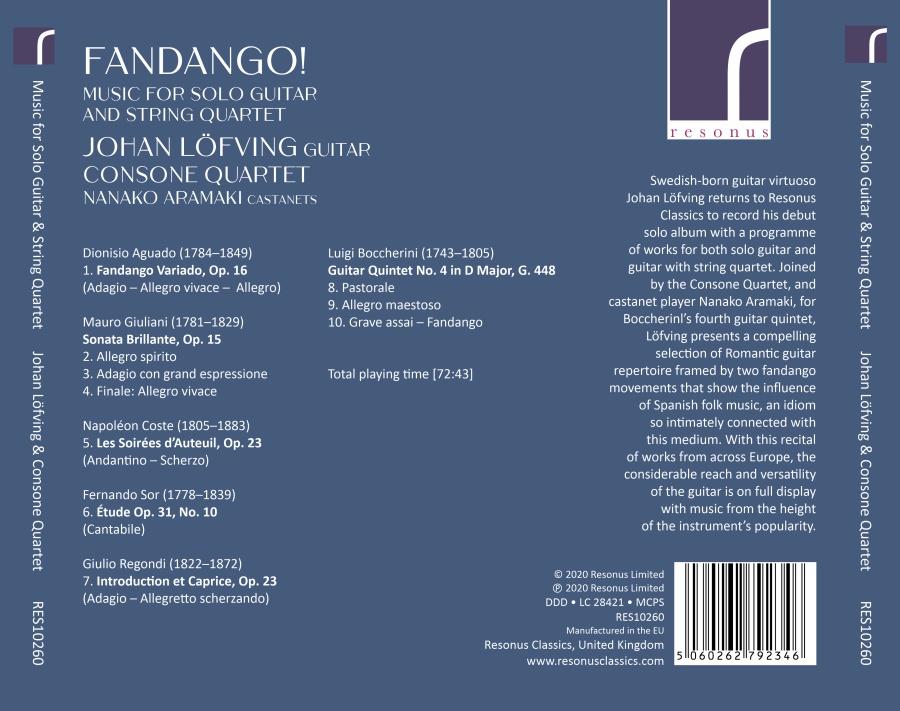 Fandango! - Music for Solo Guitar and String Quartet - slide-1