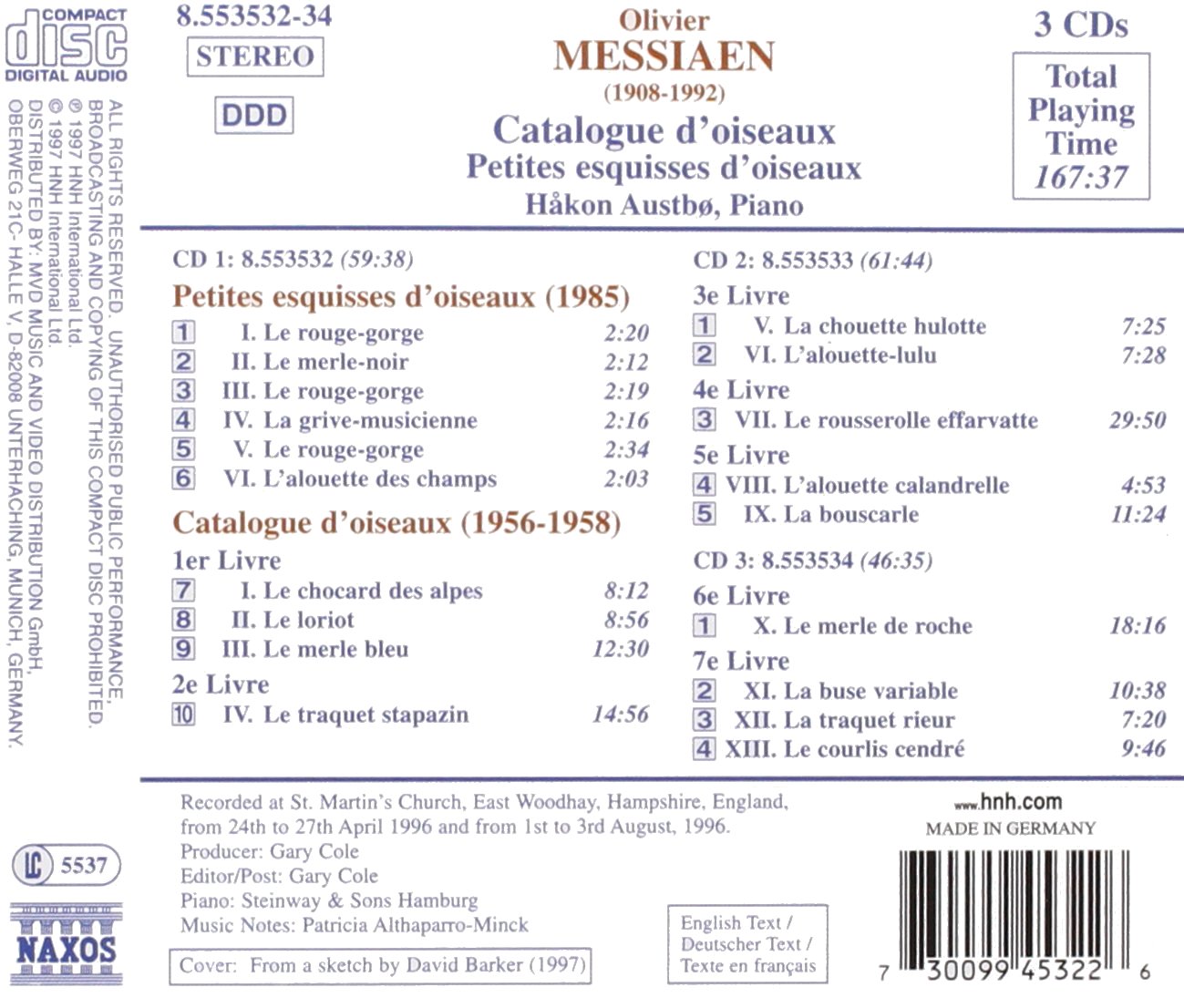 MESSIAEN: Catalogue d'oiseaux - slide-1