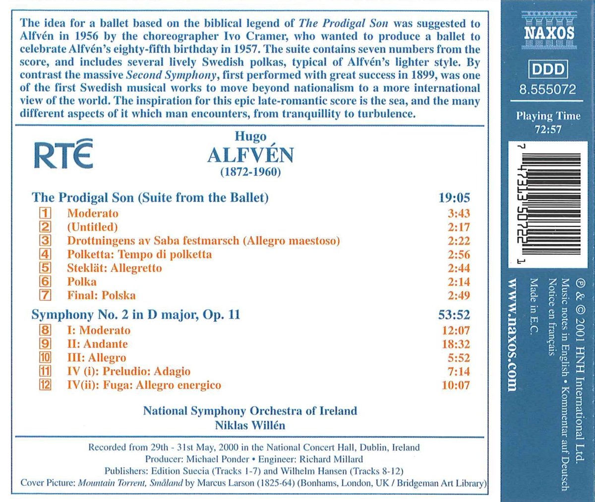 ALVFEN: Symphony no. 2, ... - slide-1