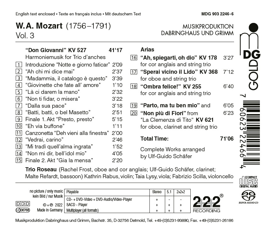 Mozart: Don Giovanni (Harmoniemusik); Arias - slide-1