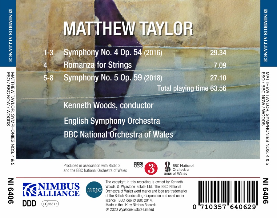 Taylor: Symphonies Nos. 4 & 5 - slide-1