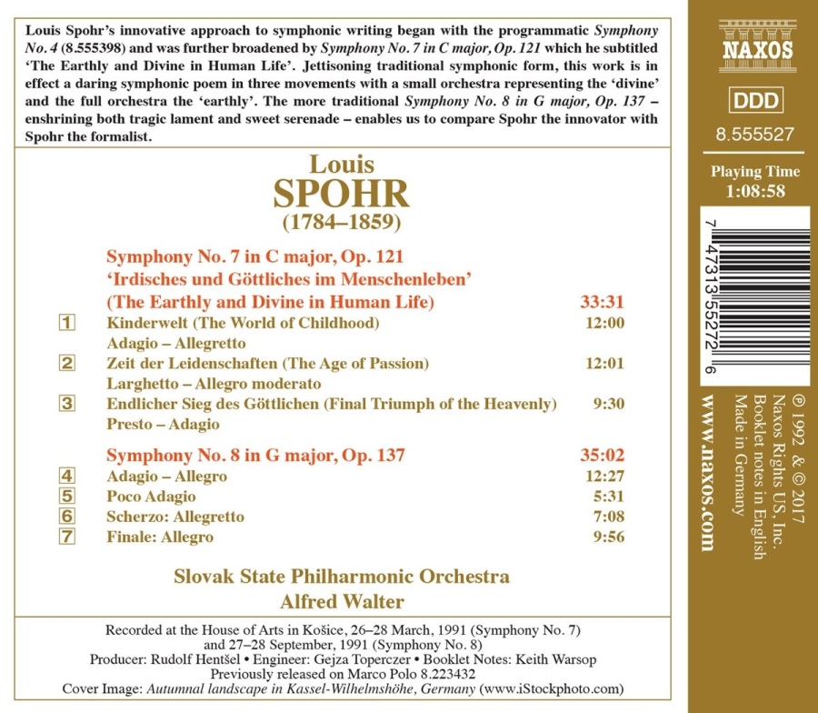 Spohr: Symphonies Nos. 7 & 8 - slide-1