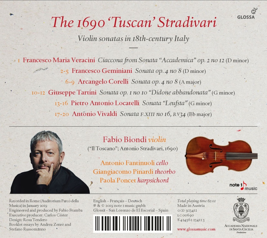 The 1690 “Tuscan” Stradivari - Violin Sonatas in 18th-century Italy - slide-1