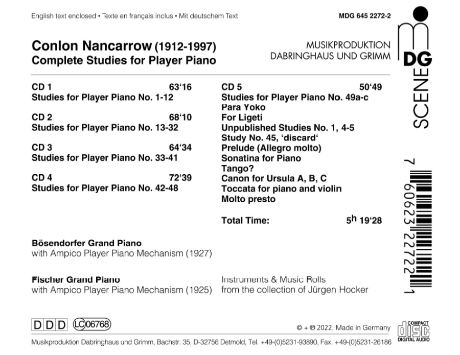 Nancarrow: Complete Studies for Player Piano - slide-1
