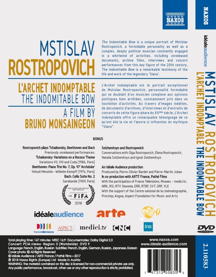 Mstislav Rostropovich - L'Archet Indomptable - slide-1