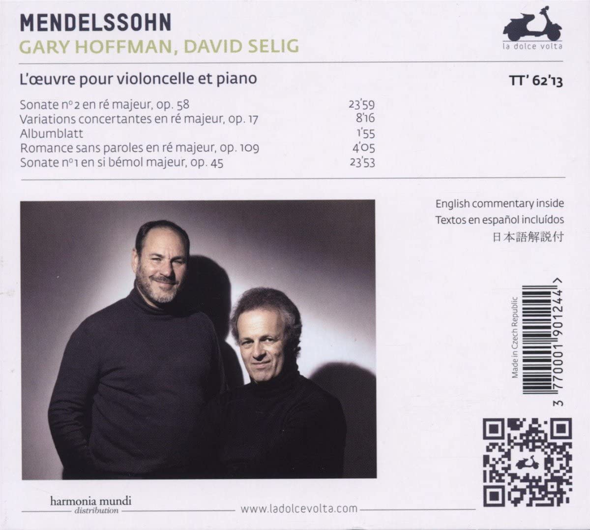 Mendelssohn: Complete works for cello and piano - slide-1