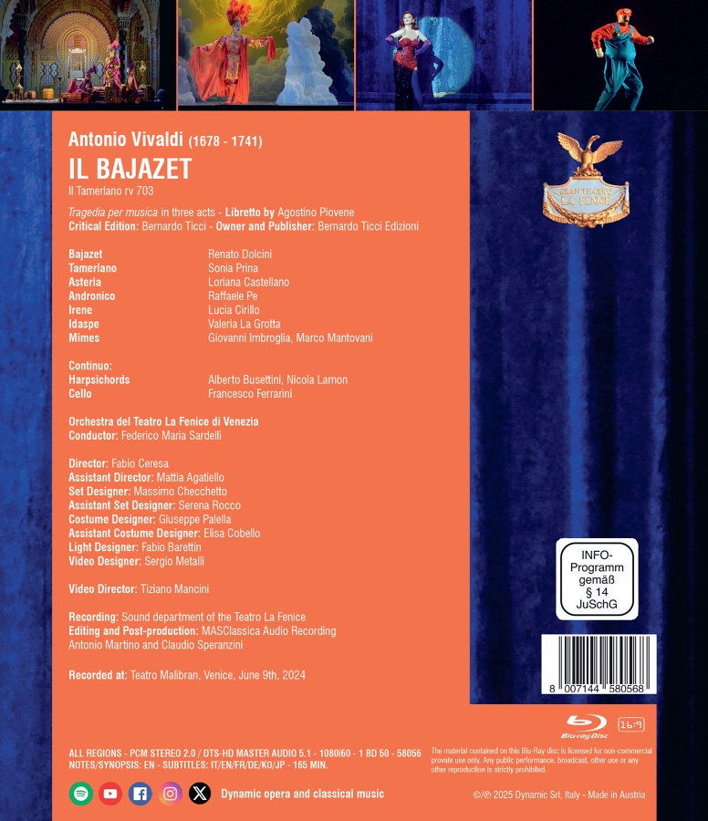 Vivaldi: Il Bajazet (BD) - slide-1