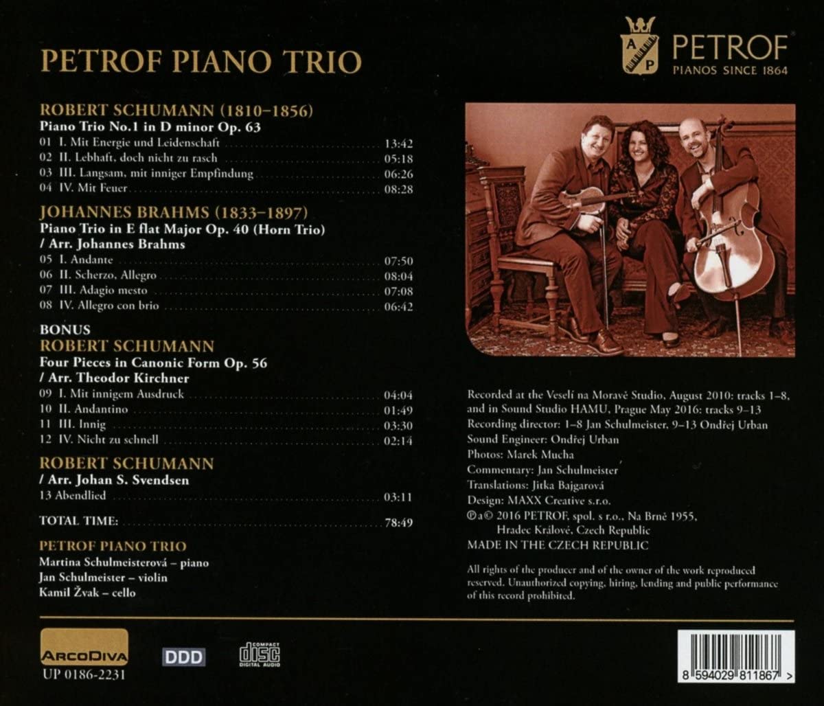 Schumann & Brahms: Piano Trios - slide-1