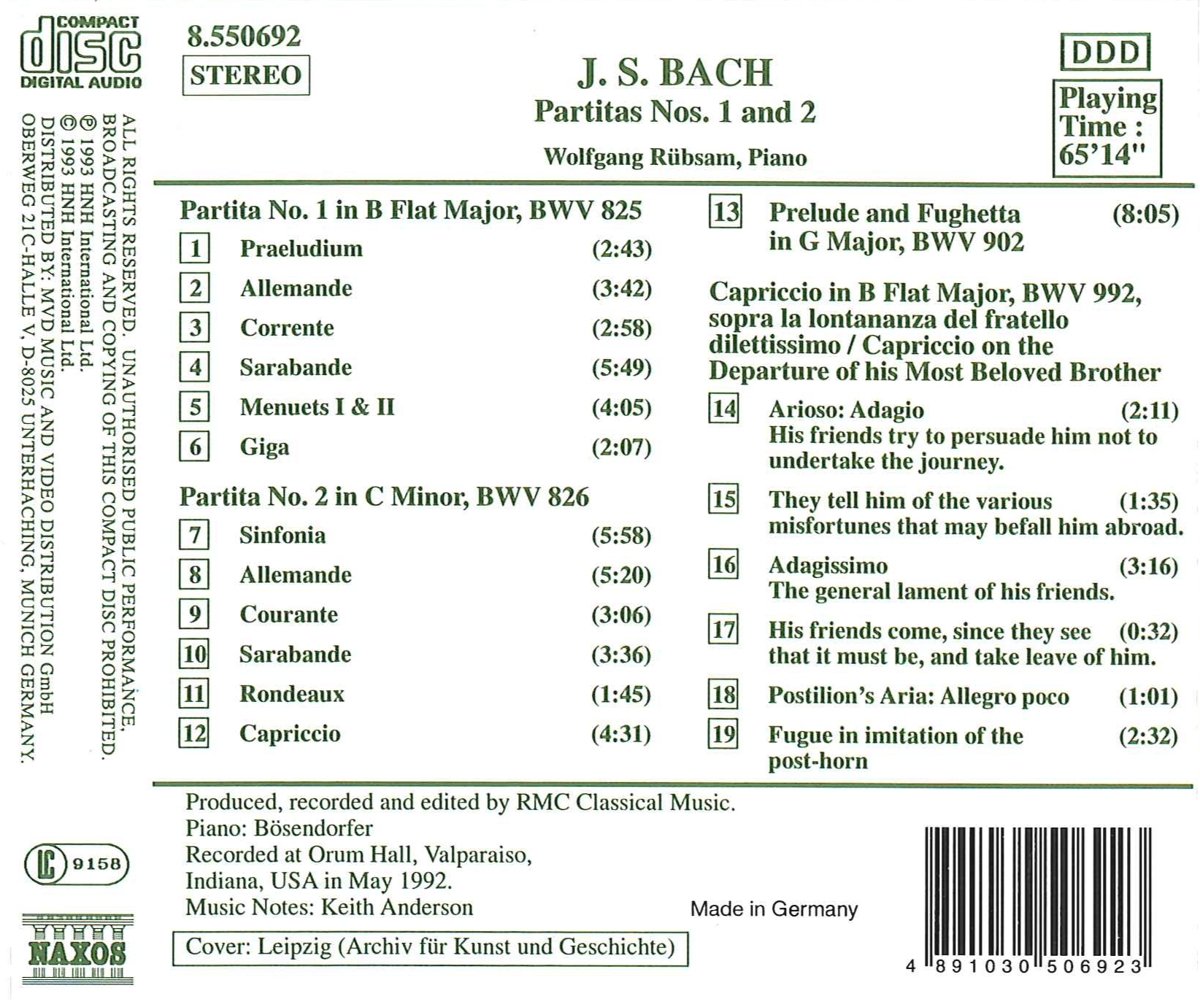 BACH: Partitas vol. 1 - slide-1