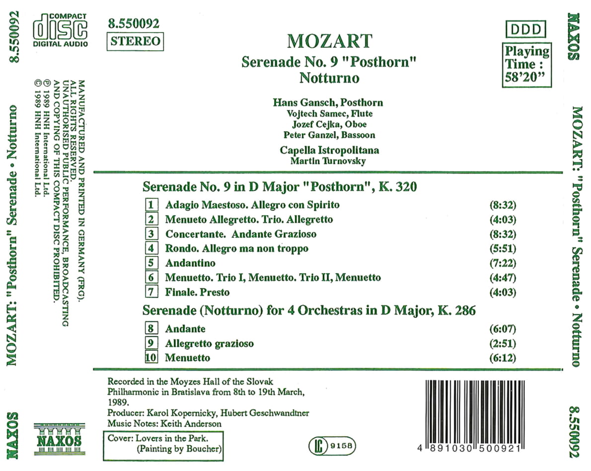 Mozart: "Posthorn"Serenade, Notturno - slide-1