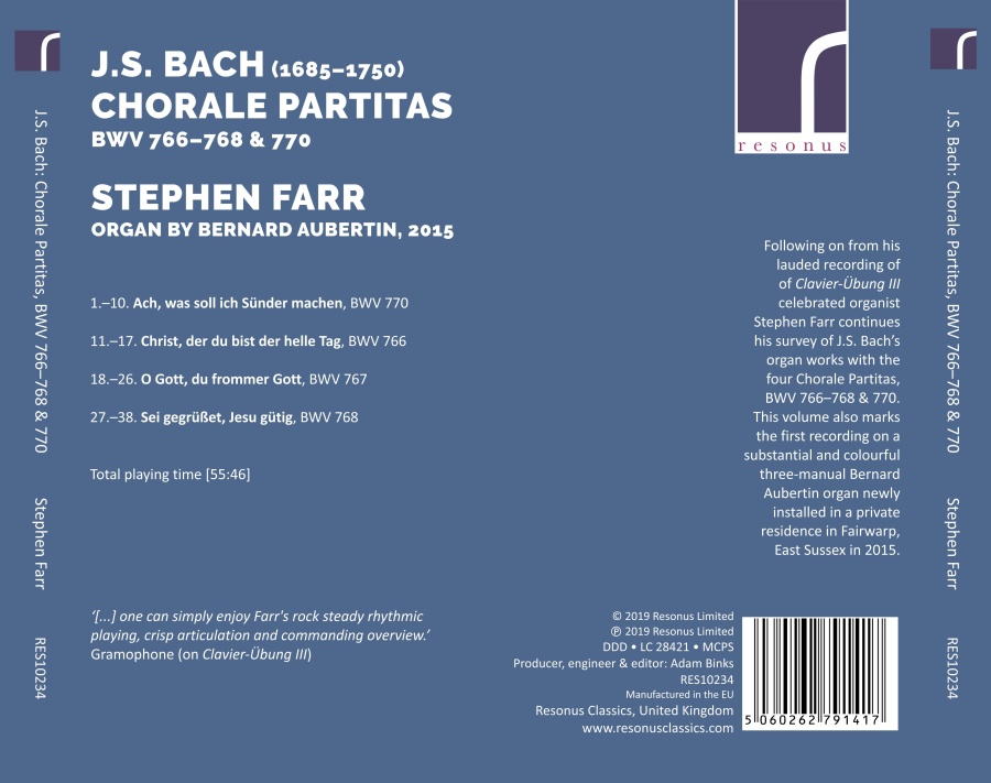 Bach: Chorale Partitas - slide-1