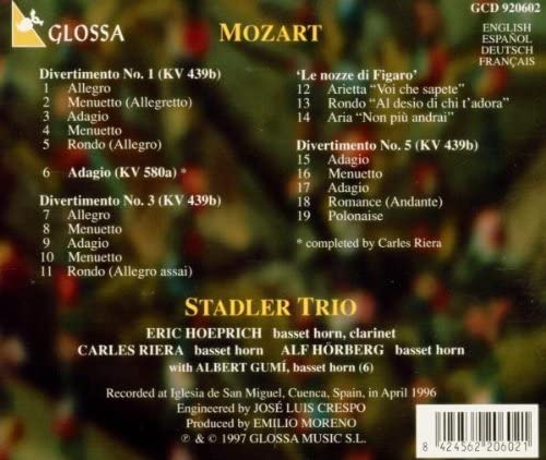 Mozart: Music for Basset Horns - slide-1