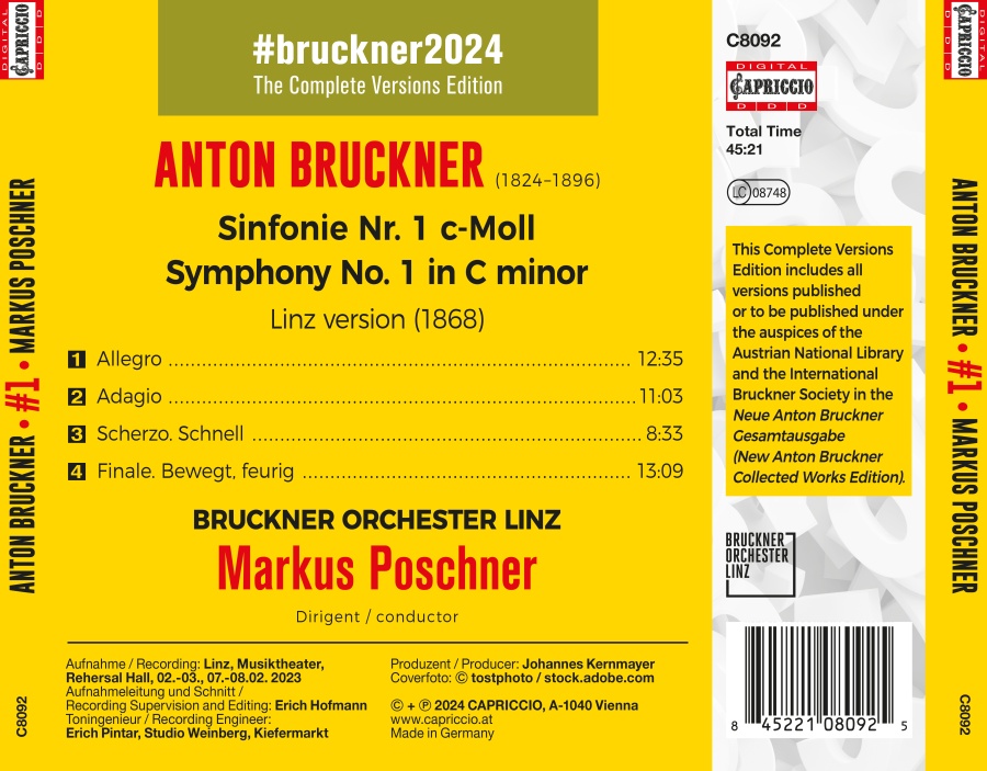 Bruckner: Symphony No. 1 - slide-1