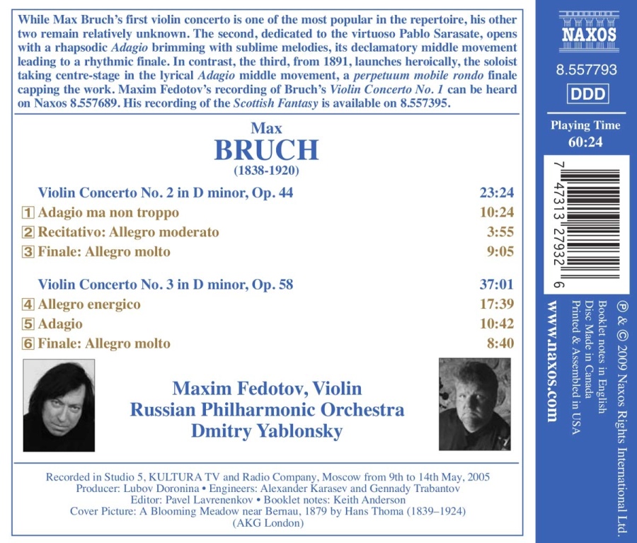 Bruch: Violin Concertos Nos. 2 & 3 - slide-1