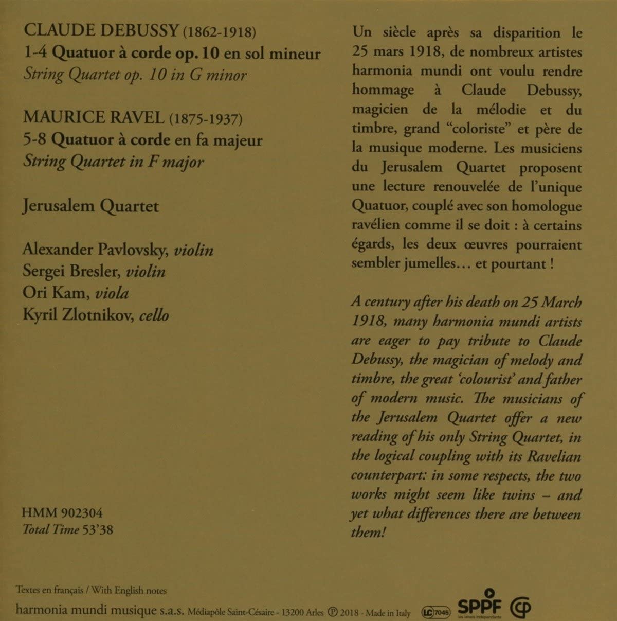 Debussy & Ravel: String Quartets - slide-1
