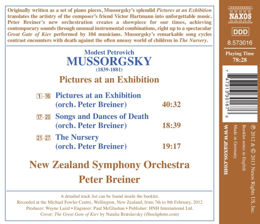 Mussorgsky: Pictures at an Exhibition, Songs & Dances of Death - slide-1