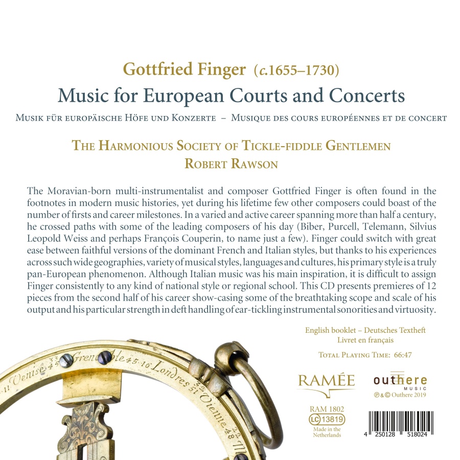 Finger: Music for European Courts and Concerts - slide-1