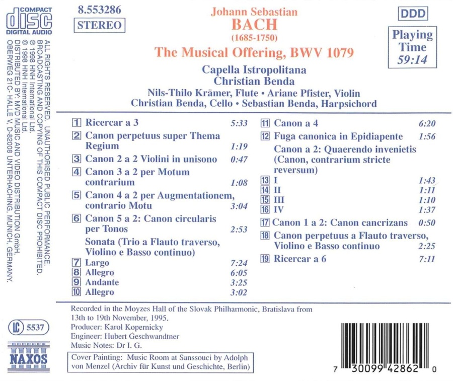 BACH: Musical Offering, BWV 1079 - slide-1