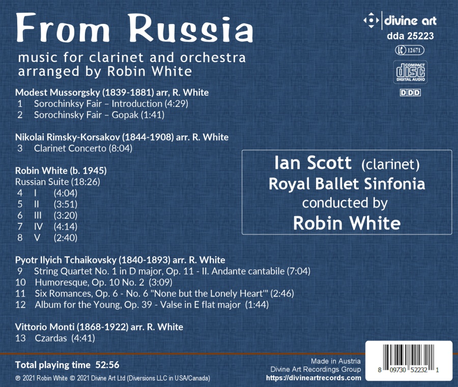 From Russia - Music for clarinet and orchestra - slide-1