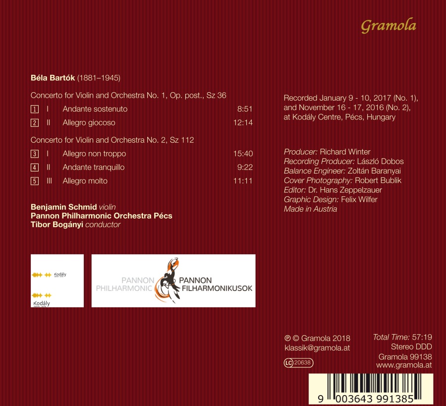 Bartok: Violin Concertos - slide-1