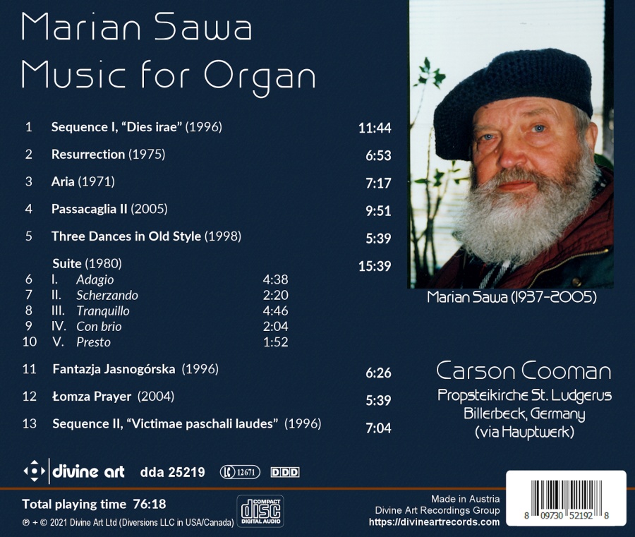 Sawa: Music for Organ - slide-1
