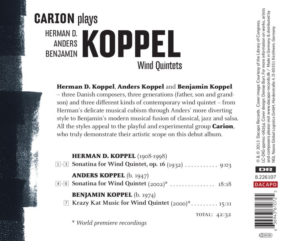 Herman & Koppel: Wind Quintets - slide-1