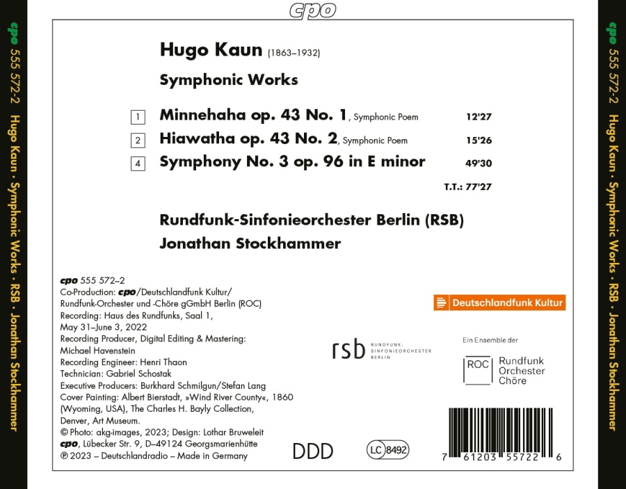 Kaun: Symphony No. 3; Minnehaha; Hiawatha - slide-1