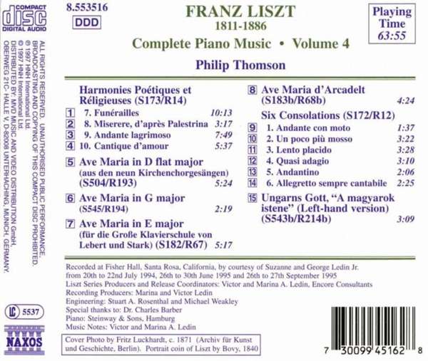 LISZT: Piano Music vol. 4 - slide-1
