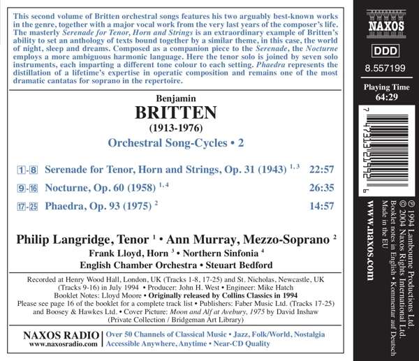 BRITTEN: Serenade for Tenor, Horn, and Strings - slide-1