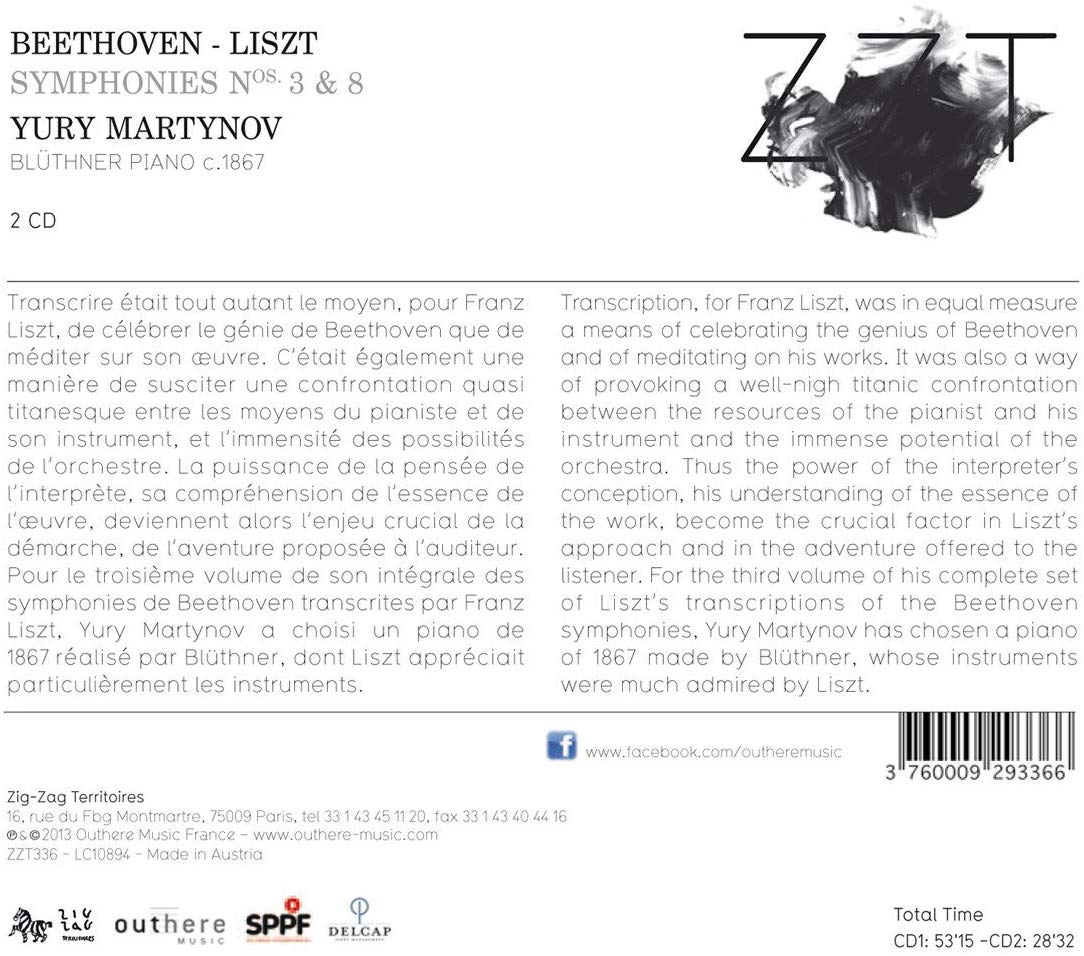 Beethoven - Franz Liszt: Symphonies Nos. 8 & 3 - slide-1
