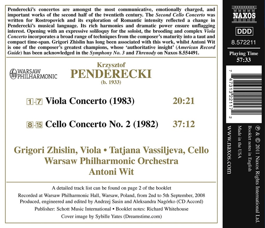 Penderecki: Viola Concerto, Cello Concerto No. 2 - slide-1