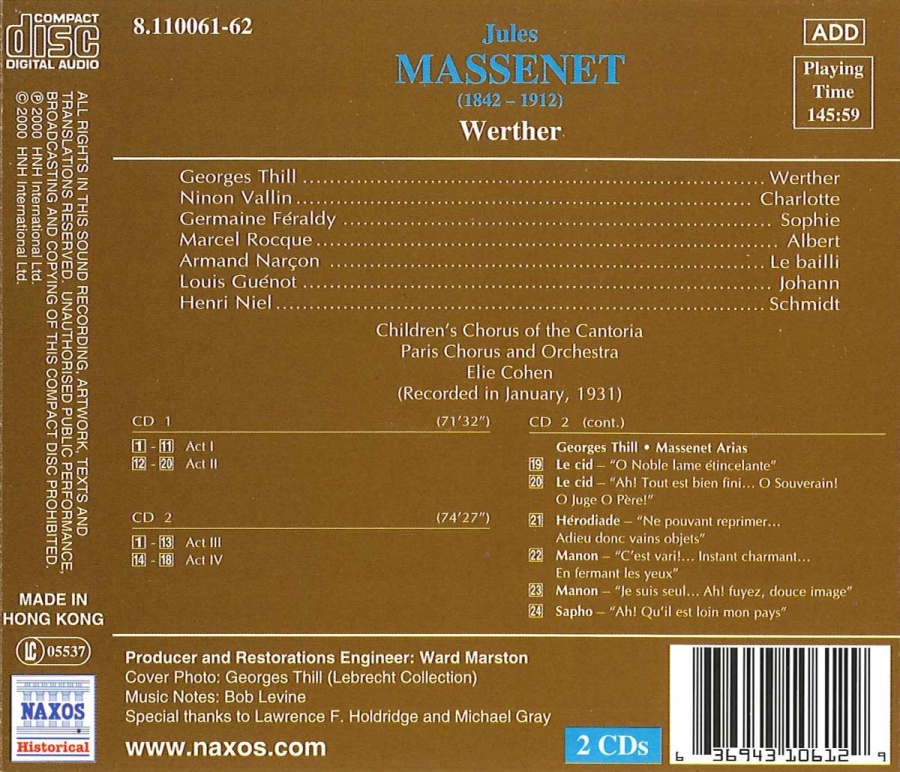 Massenet: Werther - slide-1