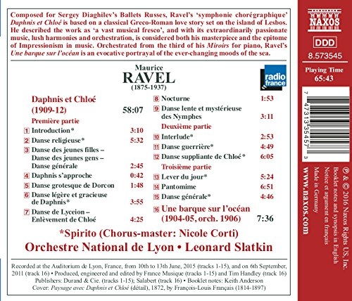 Ravel: Orchestral Works Vol. 4 - Daphnis et Chloé - slide-1
