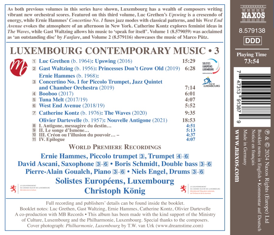 Luxembourg Contemporary Music Vol. 3 - slide-1
