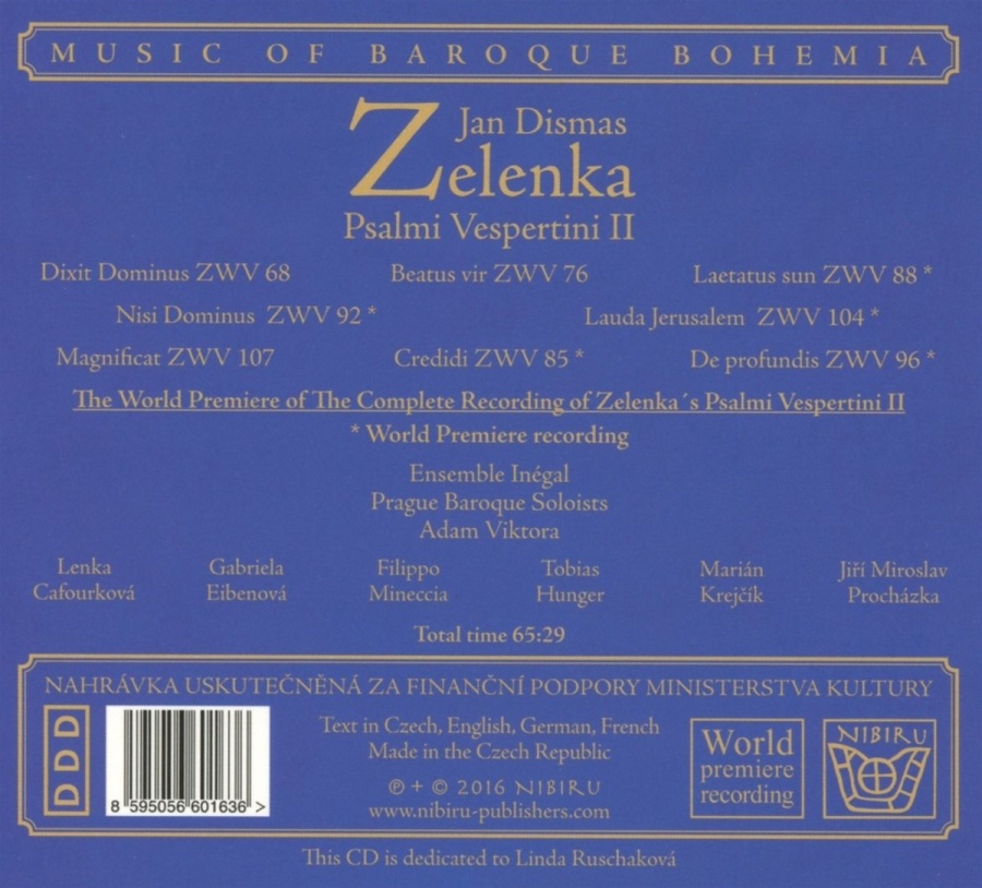 Zelenka: Psalmi Vespertini II - slide-1